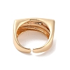 Brass Open Cuff Rings RJEW-K263-02KCG-3