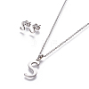 304 Stainless Steel Jewelry Sets SJEW-L141-052S-1