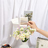 AHADERMAKER 120Pcs 2 Style Heart Shaped Plastic Flower Card Holder Stick AJEW-GA0003-93A-3