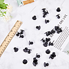 Gorgecraft 100Pcs Plastic Buttons BUTT-GF0001-42A-4