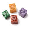 Natural Myanmar Jade Dyed Carved Beads GG-CBABA9C-09-1
