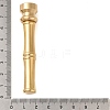 Golden Tone Brass Wax Seal Stamp Head with Bamboo Stick Shaped Handle STAM-K001-05G-W-4