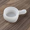 Flat Round with Handle DIY Silicone Candlesticks Molds SIMO-G010-02A-3
