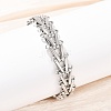 304 Stainless Steel Link Chain Bracelets for Women BJEW-C113-01P-1