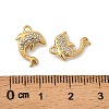 304 Stainless Steel with Crystal Rhinestone Charms STAS-G358-05G-08-3