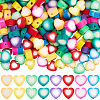 240Pcs 8 Colors Handmade Polymer Clay Beads CLAY-SC0002-30-1