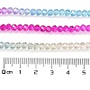 Transparent Painted Glass Beads Strands DGLA-A034-T4mm-A14-3