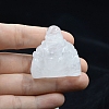 Natural Quartz Crystal Carved Maitreya Buddha Statue Home Decoration G-PW0007-048A-01-1