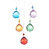 Star Iron Colorful Chandelier Decor Hanging Prism Ornaments HJEW-P012-01G-3