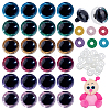   24 Sets 6 Colors Plastic Doll Eyes DOLL-PH0001-27-1