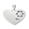 304 Stainless Steel Pendants STAS-G303-43AS-2