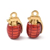 304 Stainless Steel Enamel Pendants STAS-I346-14G-01-1