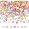 SUPERFINDINGS 315pcs 7 colors Transparent Acrylic Beads MACR-FH0001-09-1