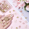 100Pcs 5 Styles Alloy Enamel Pendants ENAM-BM0001-06-3