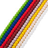9 Strand 9 Colors Opaque Glass Beads Strands GLAA-TA0002-08-2