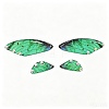 4Pcs 2 Sizes Transparent Resin Pendants RESI-TAC0010-79E-1