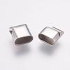 304 Stainless Steel Magnetic Clasps with Glue-in Ends STAS-G136-03P-4