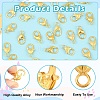 30Pcs 3 Styles Zinc Alloy Lobster Claw Clasps FIND-YW0017-94-5