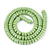 AB Color Plated Opaque Glass Beads Strands GLAA-T026-3x6mm-P05-2