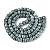 Ombre Effect Dyed Glass Beads Strands GLAA-N067-01A-15-2