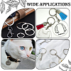 120Pcs 2 Styles Iron Split Key Rings FIND-SC0013-32P-5