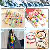 144Pcs Opaque Acrylic European Beads OACR-ME0001-33-4