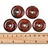 Natural Brecciated Jasper Pendants G-C220-F02-30mm-6