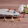 6Pcs Glass Chick Figurine JX538A-6