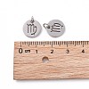 Non-Tarnish 304 Stainless Steel Charms STAS-Q201-T445-6S-4