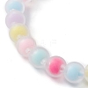 Candy Color Acrylic Beaded Stretch Bracelets BJEW-JB10158-01-4