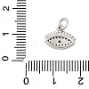 Brass Micro Pave Cubic Zirconia Pendants KK-U056-08P-3