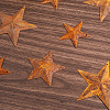 40Pcs 3 Styles Star Rust Iron Big Pendants IFIN-GF0001-13C-6