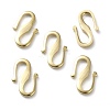 Brass S Hook Clasps KK-L205-04-2