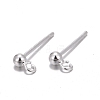 925 Sterling Silver Ear Stud Findings STER-K167-042A-S-1