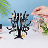 Opaque Acrylic Earring Display Tree Stands ODIS-WH0025-117-3