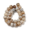 Natural Banded Agate Beads Strands G-NH0023-B01-02-3