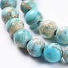 Natural Imperial Jasper Beads Strands G-G814-07-8mm-03-3