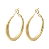 Brass Hoop Earrings for Women EJEW-A121-18A-G-2