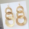 Retro Alloy Multilayer Ring Dangle Earrings FS-WG10A8D-01-1