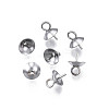 Non-Tarnish 304 Stainless Steel Cup Peg Bails Pendants STAS-S057-58C-P-3