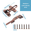 Zinc Alloy Swing Bar Door Lock SW-TAC0002-01D-3