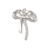 Rack Plating Brass Micro Pave Cubic Zirconia Pendants KK-H473-08F-P-1