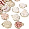 Brass & Natural Shell Pendants SH-CBA27C9-10-1