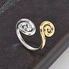 304 Stainless Steel Cuff Open Rings RJEW-D357-04GP-4