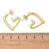 304 Stainless Steel Stud Earrings for Women EJEW-L296-002G-5