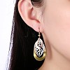 Brass Hollow Dangle Earrings EJEW-BB23074-1-2