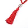 Tassel Pendant Necklaces NJEW-P191-A02-2