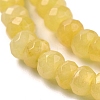 Dyed Natural Malaysia Jade Rondelle Beads Strands X-G-E316-2x4mm-47-3