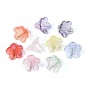 Transparent Acrylic Flower Bead Caps TACR-T030-25M-1