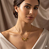 304 Stainless Steel Sun Pendant Necklaces WG29069-01-2